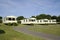 Static caravans on a camping site