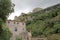 The station of funicular santa Cova at the Benedictine abbey Santa Maria de Montserrat in Monistrol de Montserrat, Spain