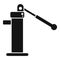 Station pump icon simple vector. Water system