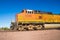 Stationary BNSF Freight Train Locomotive No. 5240 in the desert