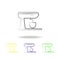 stationary mixer multicolored icons. Element of electrical devices multicolored icons. Signs, symbols collection icon can be used