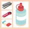 stationery accessories icons