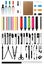 Stationery collection vector