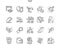Stationery Well-crafted Pixel Perfect Vector Thin Line Icons 30 2x Grid for Web Graphics and Apps.