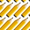 Stationery, wooden yellow pencils on a white background