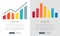 Statistic Charts on Promo Internet Banners Set