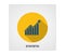 Statistic flat icon Vector