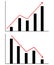 Statistic icon flat vector design