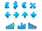 Statistic icons set