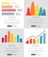 Statistic Presentation Set of Web Page Designs