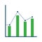 Statistics graphics cartoon