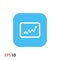 Statistics icon for web and mobile