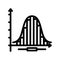 statistics math science education line icon vector illustration