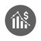 Stats Dollar Icon