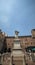 The Statua Di Girolamo Savonarola in the city of Ferrara in Italy Europe