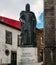 Statue of 12th century King Sancho I, the second King of Portugal, Guarda, Portugal