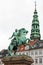 Statue of Absalon on Hojbro square in Copenhagen, Denmark.