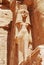 A statue in Abu Simbel