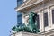 Statue at the Alte Oper building in Frankfurt