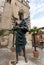 Statue of an angel in front of Duomo in Verona Cathedral of Santa Maria Matricolare, Verona,