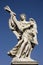 Statue of angel on Sant Angelo Bridge in Rome