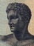 Statue of Antikythera Efivos - Ephebe from old Greek money