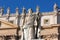 Statue of Apostle Paul with a sword in St. Peter\'s Square, Rome