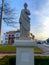 Statue of the Apostle Thomas in the historical center of the city