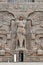 Statue of Archangel Michael at the entrance to The Monument to the Battle of the Nations in Leipzig City, Germany