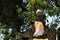 The statue around Pura Ulun Danu Batur in Bali.