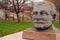 A statue of Arthur Fieldler, longtime conductor of the Boston Pops, on the Esplanade