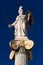 The statue of Athena. Athens, Greece.