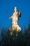 The statue of Athena. Athens, Greece.