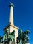 Statue Atop Column In Heroes Square, Budapest