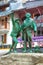 Statue of Balmat and Saussure, Chamonix, France