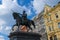 Statue of Ban Jelacic at the square in Zagreb, Croatia