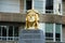 Statue of Baron Jean de Selys Longchamps in Avenue Louise, Brussels, Belgium