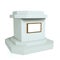 Statue base on isolated background. podium white. 3D Rendering