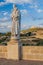 Statue at the Basilica of the National Shrine of the Blessed Virgin of Ta\' Pinu on the island of Gozo, Mal