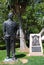 Statue of Blas Infante in Blas Infante park, Ronda, Spain.