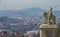 Statue on Bom Jesus do Monte hill, Portugal