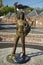 Statue of Bon Scott original singer for rock band acdc