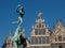 Statue of Brabo At The Market Square In Antwerpen