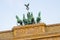 Statue on Brandenburg Gate, Berlin, Germany