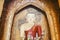 The statue of Buddha in the temple in Bagan, Myanmar