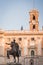 Statue and building dedicated to CLEMENTI VIII PONT MAX in Rome