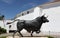 Statue of a bull in Ronda, Spain