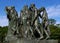 Statue Burghers in Calais.