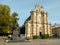 Statue of Cardinal Stefan Wyszynski in front of the Church of St. Joseph of the Visitationists in Warsaw