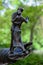 Statue of Carlos Gardel holding a couple dancing in his hand, Toulouse, France